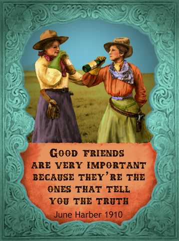 Good Friends Are Very Important - Cowgirls #546