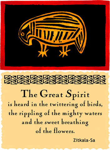 The Great Spirit Is Heard - Native American #158