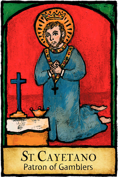 patron saint of tobacco Enter a world contradictions with ST Bruno truly the of pipe this retablo plaque honors St Drogo St. Cayetano - Patron Saints