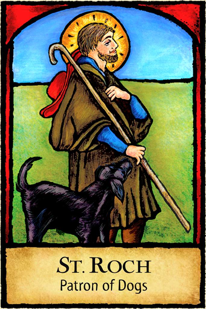 St. Roch - Patron Saints #442 – The Kaleidoscope Designs