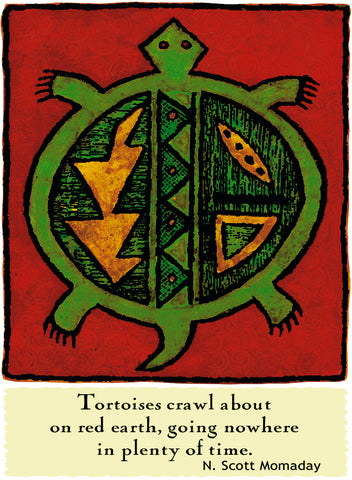 Tortoises Crawl About - Native American #157
