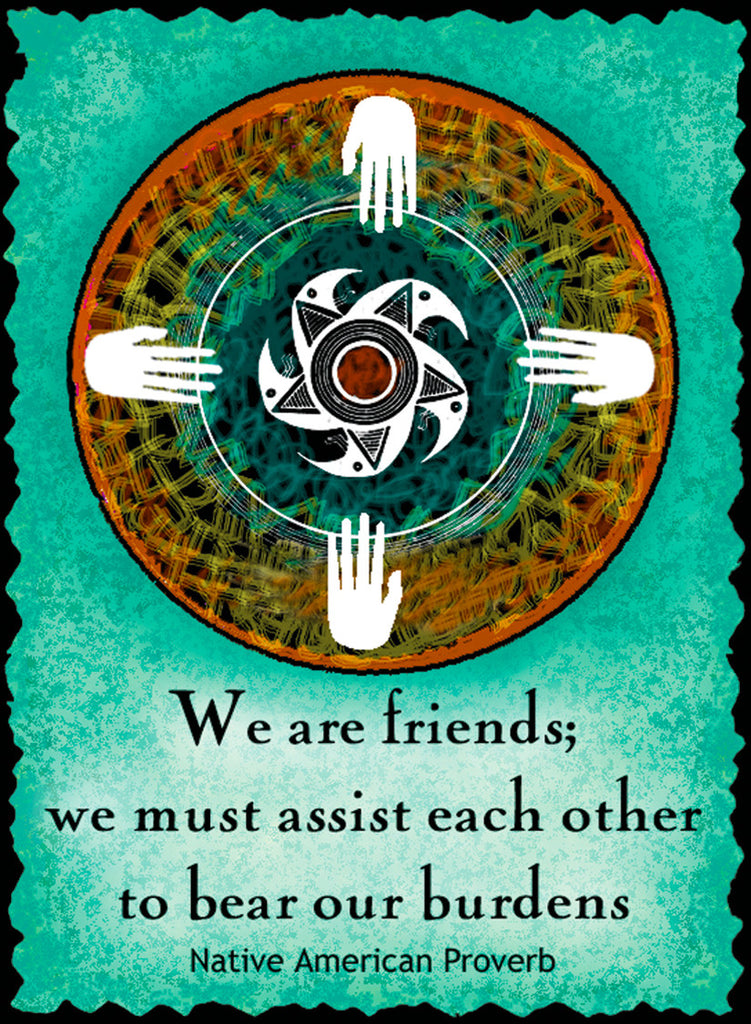 Follow We R Native We Are Friends - Native American #193 โ The Kaleidoscope Designs