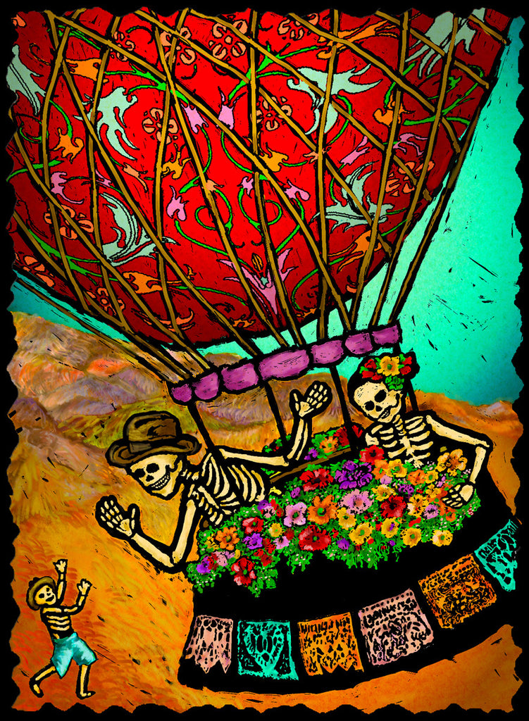 Balloon Ride - Dia De Los Muertos #2111