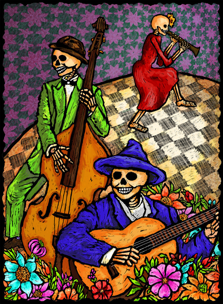 Musicians - Dia De Los Muertos #2113